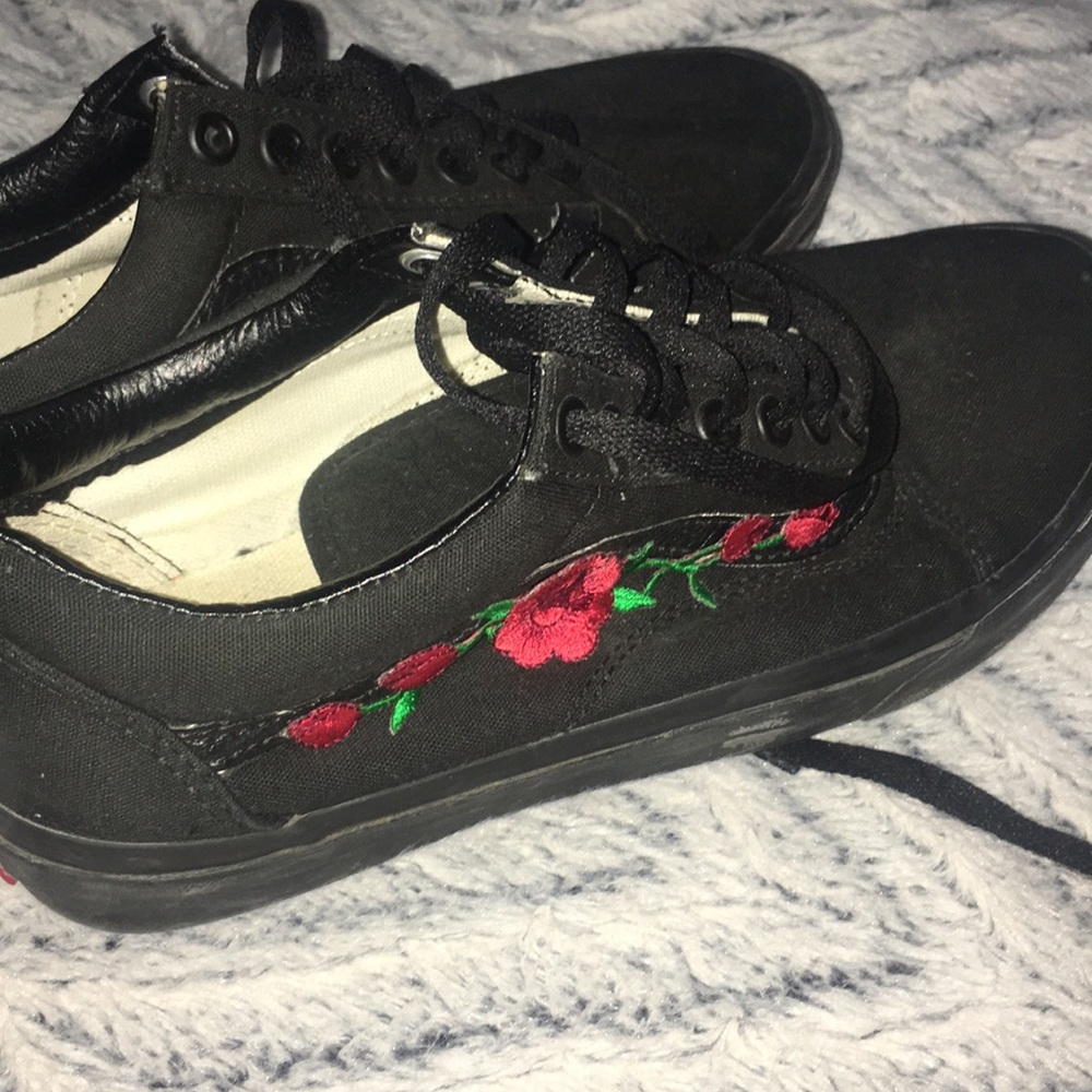 Custom rose vans